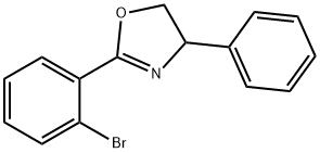 2-(2-BROMOPHENYL)-4-PHENYL-4,5-DIHYDROOXAZOLE 结构式