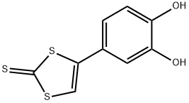 4-(3,4-DIHYDROXYPHENYL)-1,3-DITHIOL-2-THIONE 结构式