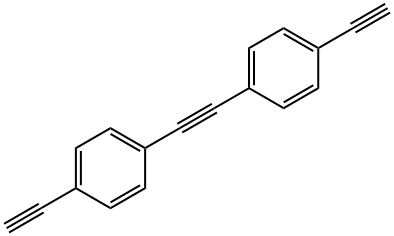 1,2-二(4-乙炔基苯)乙炔 结构式