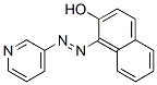 1-(3-吡啶偶氮)-2-萘酚 结构式