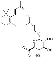 (9-顺式-视黄醇)-Β-D-葡糖苷酸 结构式