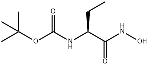 Carbamic acid, [1-[(hydroxyamino)carbonyl]propyl]-, 1,1-dimethylethyl ester, 结构式