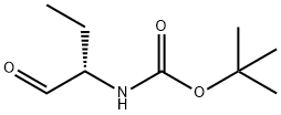 (S)-(1-氧代丁烷-2-基)氨基甲酸叔丁酯 结构式