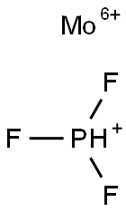molybdenum, trifluorophosphanium 结构式