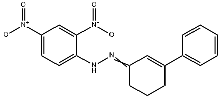 3-Phenyl-2-cyclohexen-1-one 2,4-dinitrophenyl hydrazone 结构式
