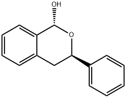 1H-2-Benzopyran-1-ol,3,4-dihydro-3-phenyl-,trans-(9CI) 结构式
