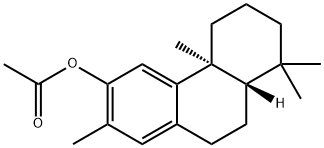 Acetic acid 13-methylpodocarpa-8,11,13-trien-12-yl ester 结构式