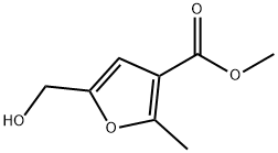 5-(羟甲基)-2-甲基呋喃-3-羧酸甲酯 结构式