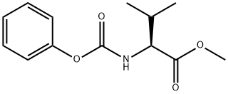 N-(苯氧基羰基)-L-缬氨酸甲酯 结构式