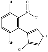 氧硝吡咯菌素 结构式
