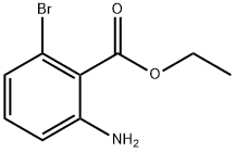 2-氨基-6-溴苯甲酸乙酯 结构式