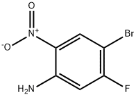 4-BROMO-5-FLUORO-2-NITROANILINE 结构式