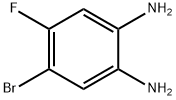 4-氟-5-溴邻苯二胺 结构式