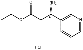S-3-氨基-3-(3-吡啶基)丙酸乙酯二盐酸盐 结构式