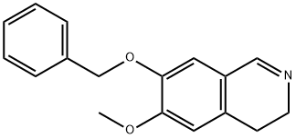 7-苄氧基-6-甲氧基-3,4-二氢异吲哚 结构式