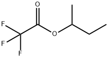 Acetic acid, 2,2,2-trifluoro-, 1-Methylpropyl ester 结构式