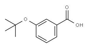 3-叔丁氧基苯甲酸 结构式