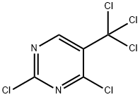 2,4-二氯-5-三氯甲基嘧啶 结构式