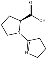 L-Proline, 1-(3,4-dihydro-2H-pyrrol-5-yl)- (9CI) 结构式