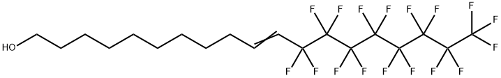 11-全氟正辛基-10-碳烯-1-醇 结构式