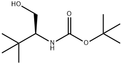 N-BOC-L-叔亮氨醇 结构式