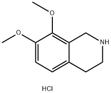 7,8-二甲氧基-1,2,3,4-四氢异喹啉 结构式