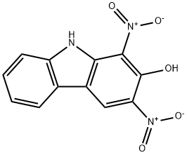 2-HYDROXY-1,3-DINITROCARBAZOLE 结构式