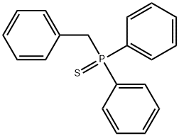 Diphenyl(phenylmethyl)phosphine sulfide 结构式