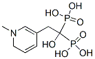 2-(N-Methyl-3-pyridinyl)-1-hydroxyethylidene bisphosphonic acid 结构式
