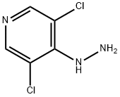 1-(3,5-DICHLORO-4-PYRIDYL)HYDRAZINE 结构式