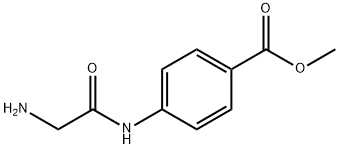 Benzoic acid, 4-[(aminoacetyl)amino]-, methyl ester (9CI) 结构式