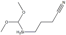 3-氰基丙基甲基二甲氧基硅烷 结构式