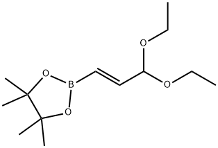 3,3-二乙氧基-1-丙烯基硼酸频哪醇醚(E)+(Z) 结构式