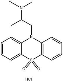 盐酸二氧丙嗪 结构式