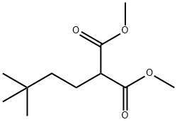 DIMETHYL 2-(3'',3''-DIMETHYLBUTYL)MALONATE 结构式