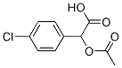 2-乙酰氧基-2-(4-氯苯基)乙酸 结构式