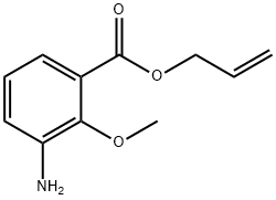 Benzoic acid, 3-amino-2-methoxy-, 2-propenyl ester (9CI) 结构式