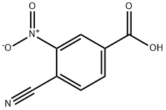 4-氰基-3-硝基苯甲酸 结构式