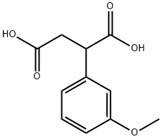 2-(3-甲氧基苯基)琥珀酸 结构式