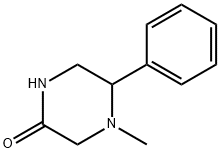 Piperazinone, 4-methyl-5-phenyl- (9CI) 结构式