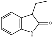 3-乙基-2,3-二氢-1H-吲哚-2-酮 结构式