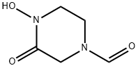 1-Piperazinecarboxaldehyde, 4-hydroxy-3-oxo- (9CI) 结构式