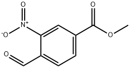 4-醛基-3-硝基苯甲酸甲酯 结构式