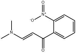 (E)-3-(二甲氨基)-1-(2-硝基苯基)丙-2-烯-1-酮 结构式