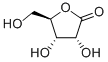 (3S,4R,5R)-3,4-二羟基-5-(羟甲基)二氢呋喃-2(3H)-酮 结构式