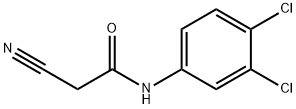 乙酰胺,2-氰基-N-(3,4-二氯苯基)- 结构式
