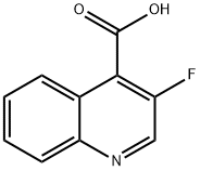 3-氟喹啉-4-羧酸 结构式