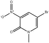 5-BROMO-1-METHYL-3-NITROPYRIDIN-2(1H)-ONE 结构式