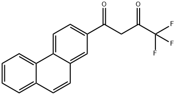 4,4,4-TRIFLUORO-1-PHENANTHREN-2-YL-BUTANE-1,3-DIONE 结构式