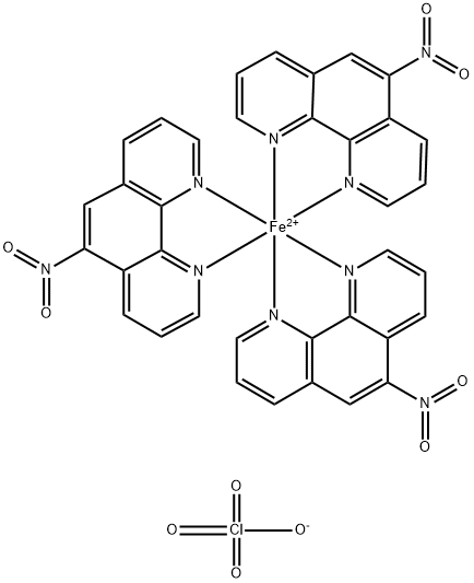 5-NITRO-1,10-PHENANTHROLINE FERROUS PERCHLORATE 结构式